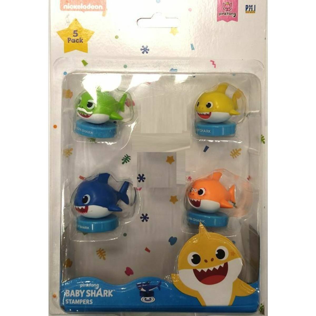 Giochi Preziosi Hero-Mania: Baby Shark Σφραγιδοφιγούρες (4Pack) (BAH07000)