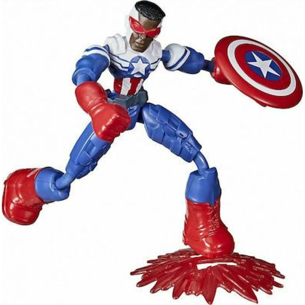 Hasbro Marvel: Avengers Bend and Flex - Captain America Action Figure (15cm) (F0971)