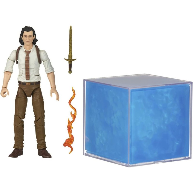 Hasbro Fans Marvel: Legends Series - Tesseract Electronic Role Play Accessory &amp; Loki Figure Premium Gear (F3437)