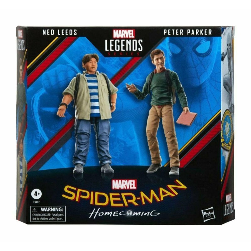 Hasbro Fans - Marvel Spider-Man Homecoming: Legends Series - Ned Leeds &amp; Peter Parker Action Figures (F3457)