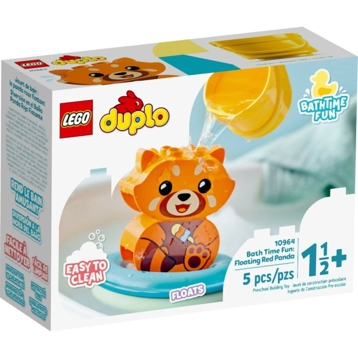 LEGO® DUPLO® My First: Bath Time Fun: Floating Red Panda (10964)