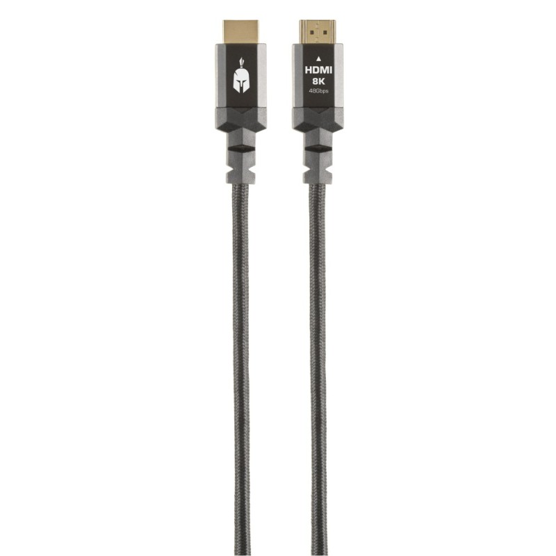 Spartan Gear - HDMI 2.1 Cable (length: 1,5m - Aluminum with gold plated plugs)