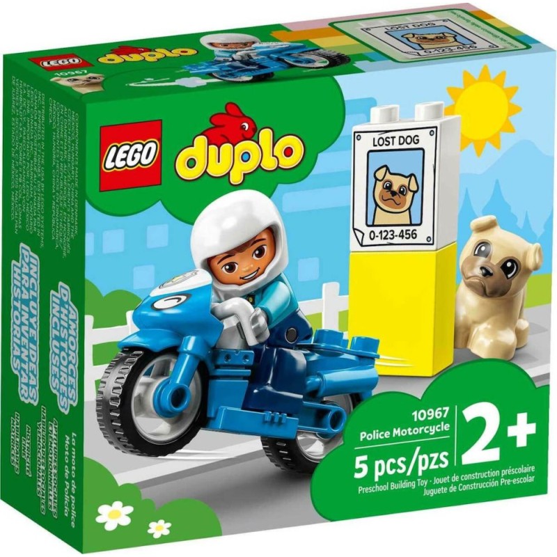 LEGO® DUPLO® Town: Police Motorcycle (10967)