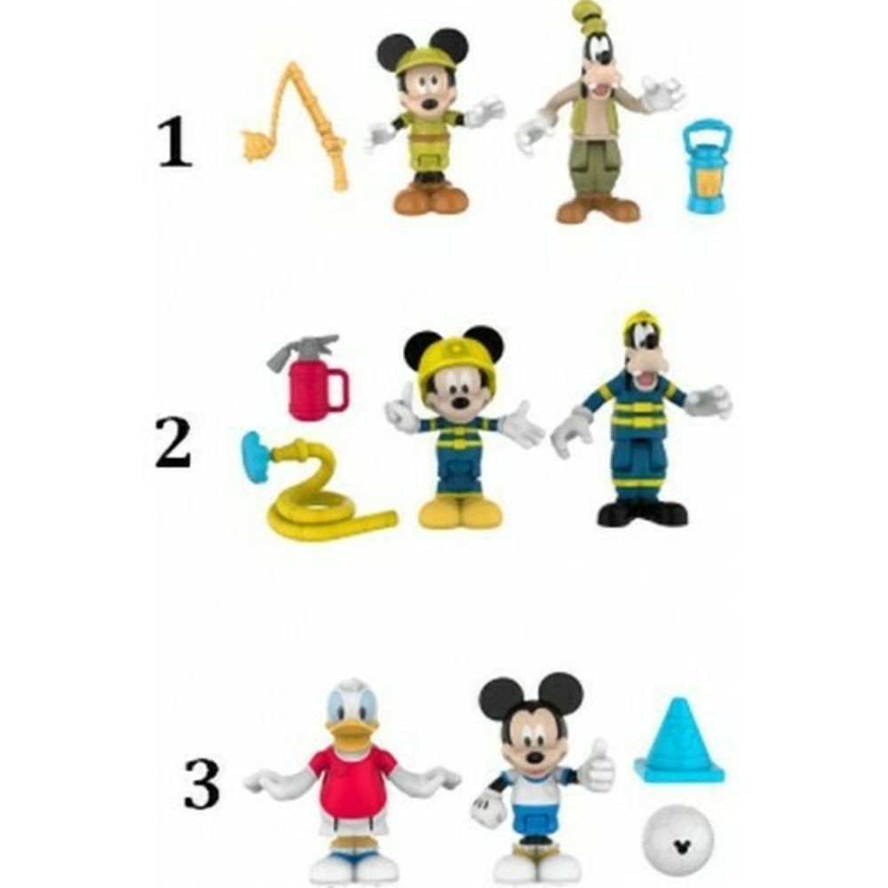 Giochi Preziosi Disney Junior Mickey - Action Figures 2-Pack (7,5cm) (Random) (MCC04520)