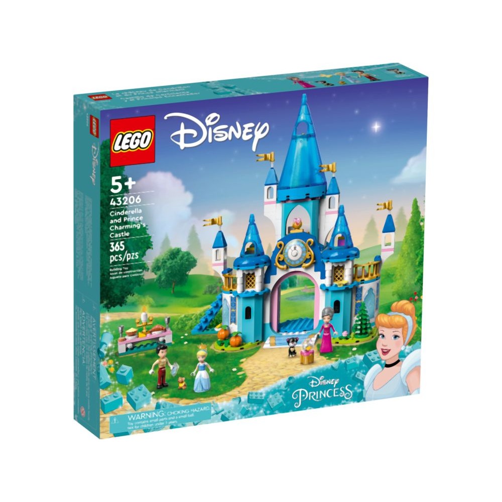 LEGO® Disney Princess™: Cinderella and Prince Charming's Castle (43206)