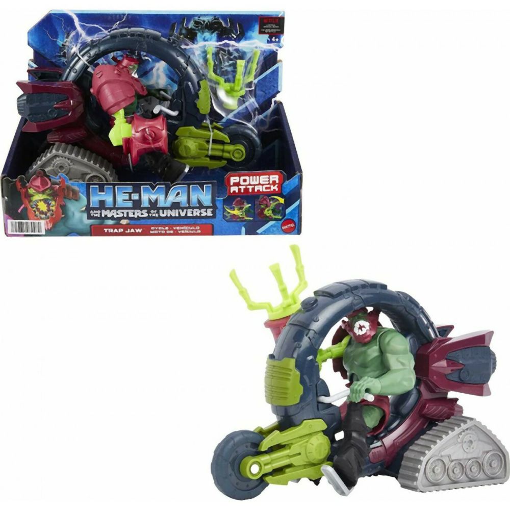 Mattel He-Man and the Masters of the Universe: Power Attack - Trap Jaw Cycle (HDT10)