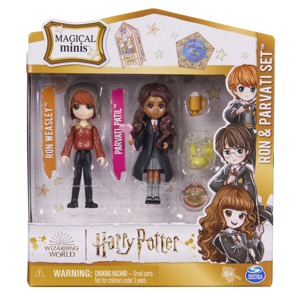 Spin Master Wizarding World Harry Potter: Ron &amp; Parvati Set Magical Minis (6064902)