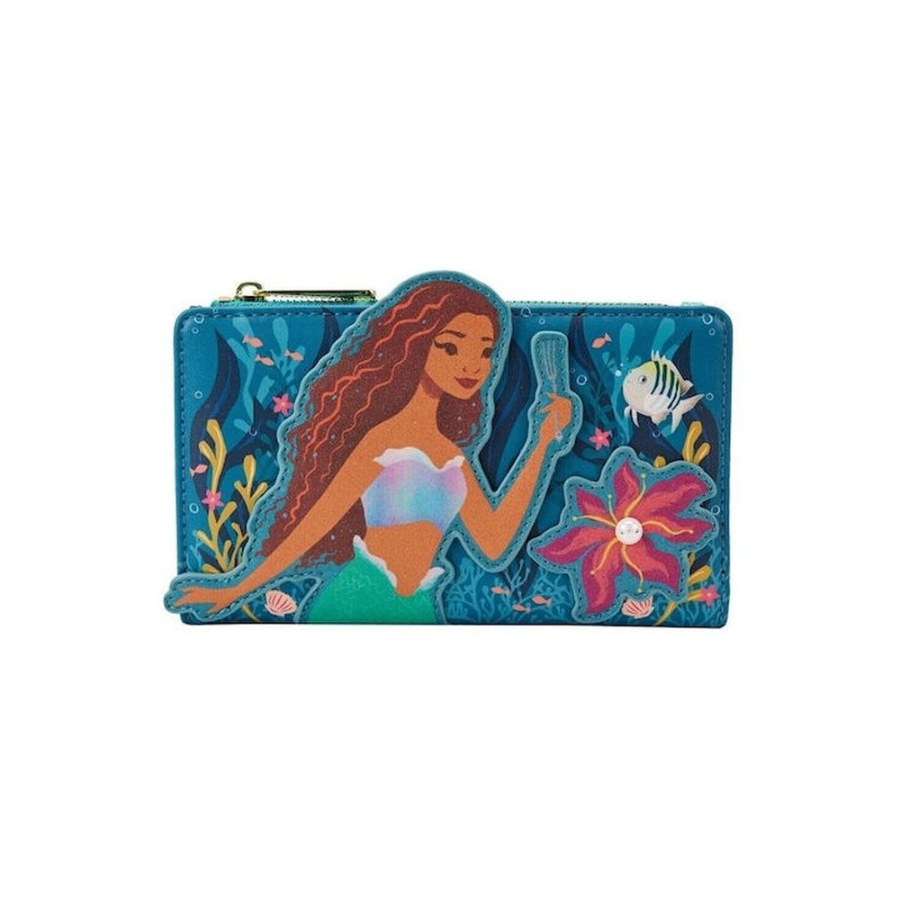 Loungefly Disney: Little Mermaid - Ariel Live Action Flap Wallet (WDWA2571)