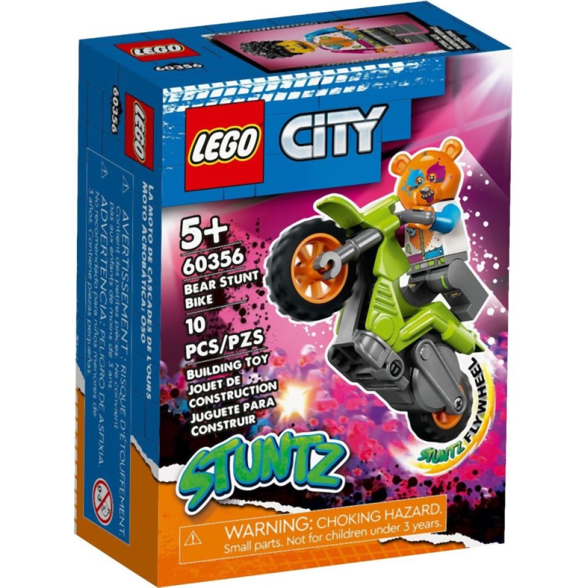 LEGO® City: Bear Stunt Bike (60356)