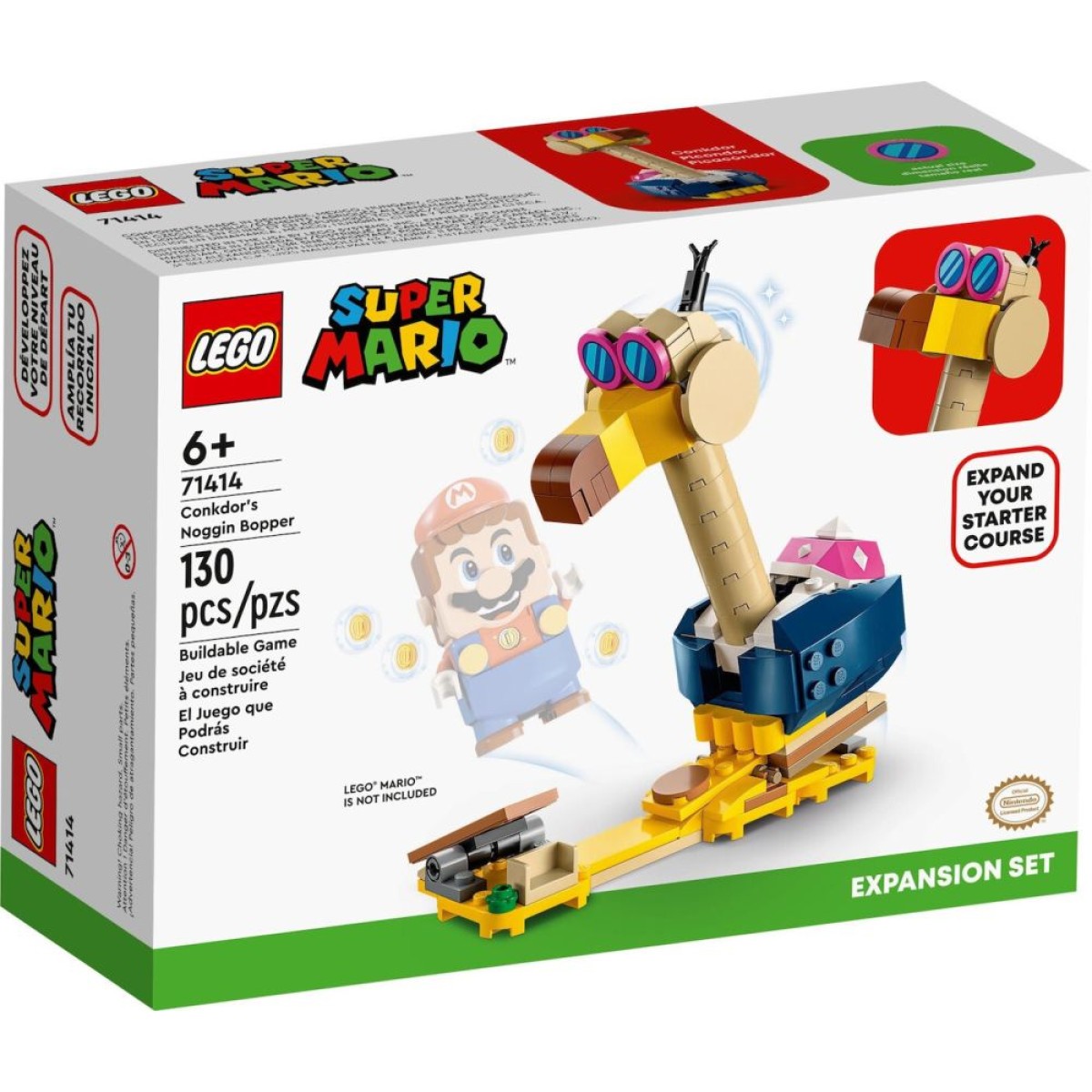 LEGO® Super Mario™: Conkdors Noggin Bopper Expansion Set (71414)