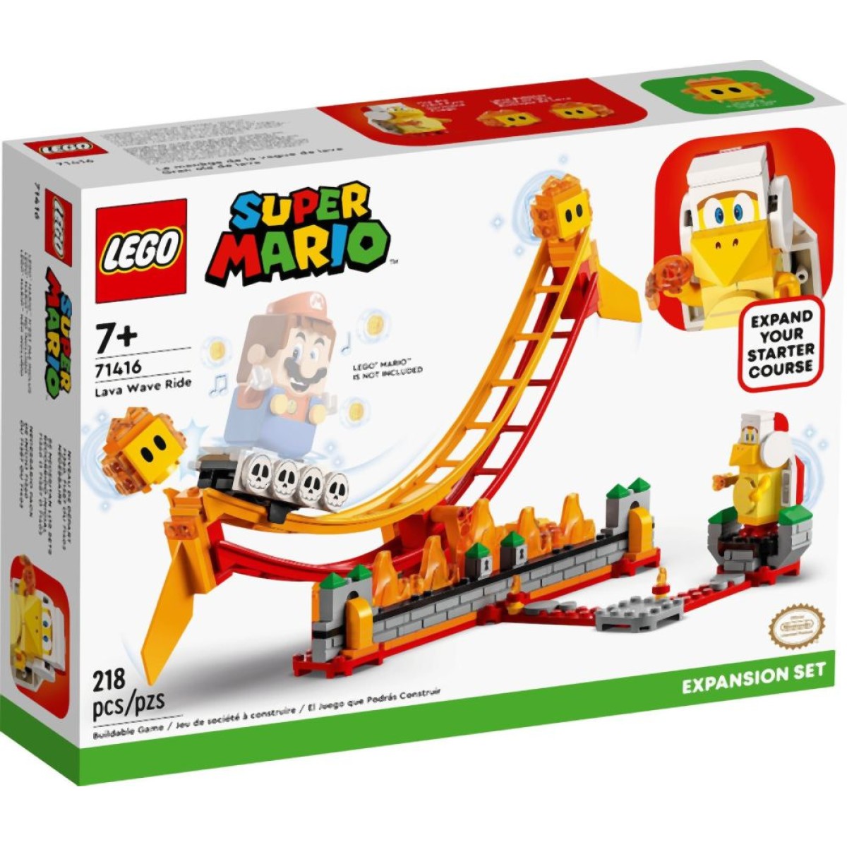 LEGO® Super Mario™: Lava Wave Ride Expansion Set (71416)