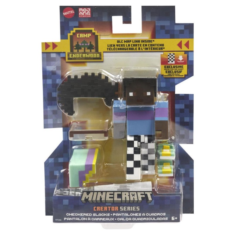 Mattel Minecraft: Creator Series - Checkered Slacks (8cm) (HPD88)