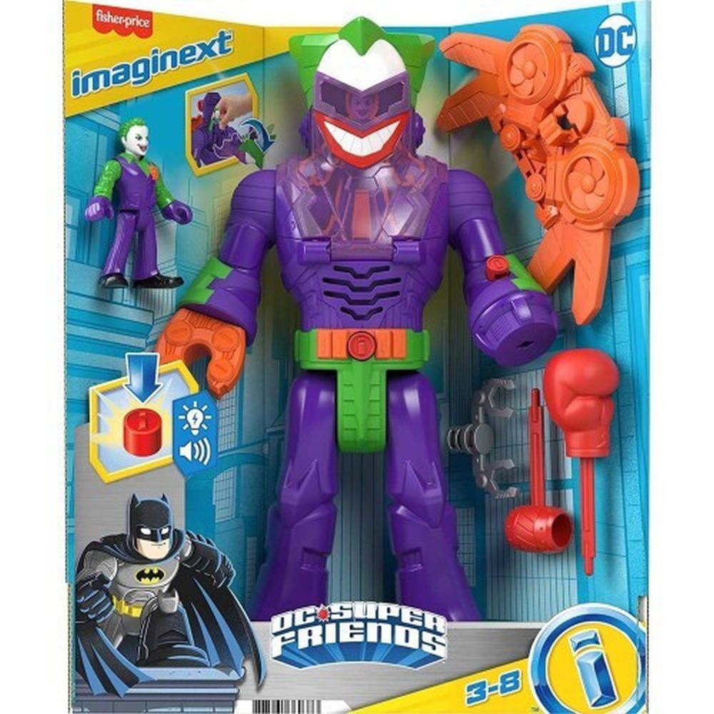 Mattel Imaginext: DC Super Friends - The Joker Insider &amp; Laff Bot (HKN47)