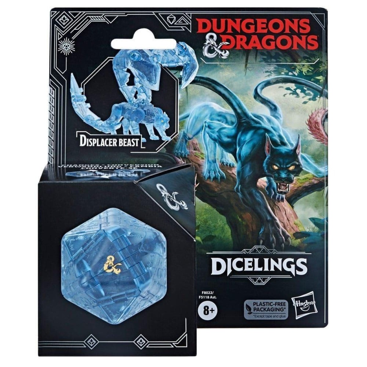 Hasbro Fans - Dungeons  Dragons: Dicelings - Collectible Blue Displacer Beast (Excl.) (F8022)