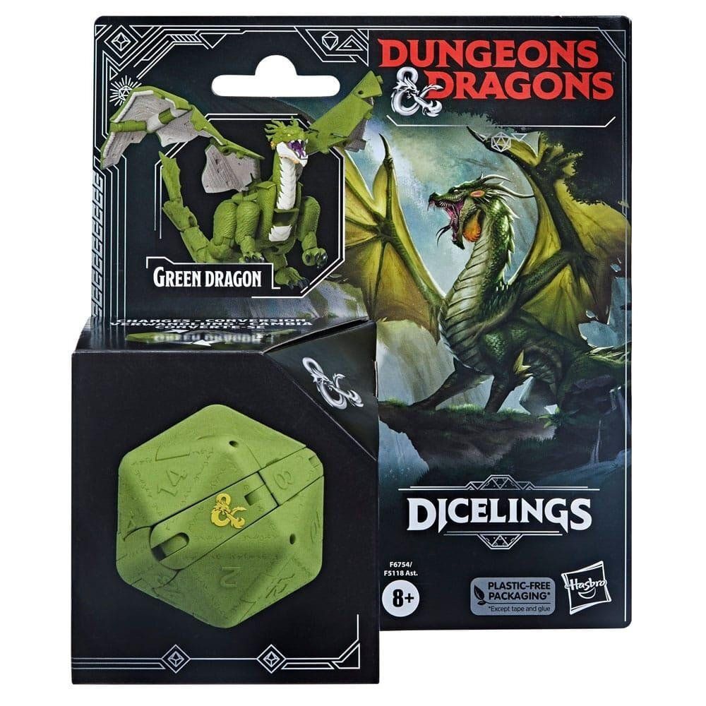 Hasbro Fans Dungeons &amp; Dragons Honor Among Thieves: Dicelings - Green Dragon (F6754)