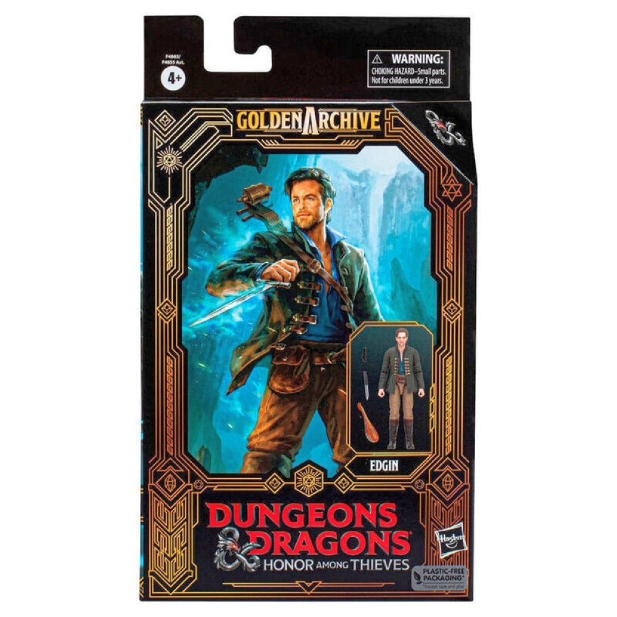 Hasbro Fans - Dungeons  Dragons Honor Among Thieves: Golden Archive Action Figure - Edgin (F4865)