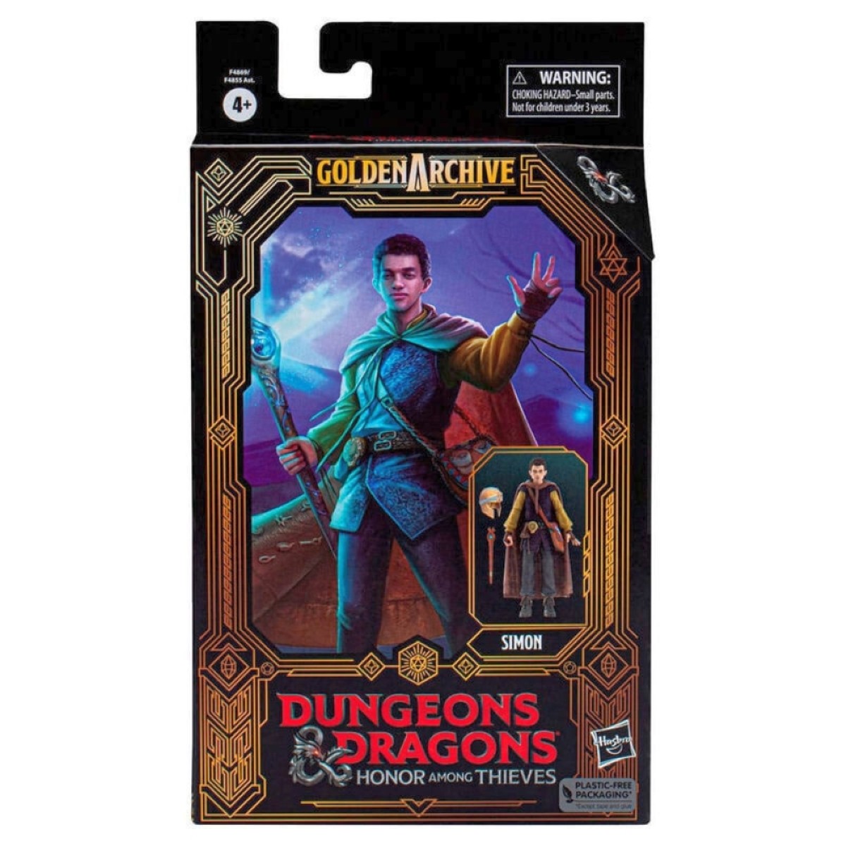 Hasbro Fans - Dungeons  Dragons Honor Among Thieves: Golden Archive Action Figure - Simon (F4869)