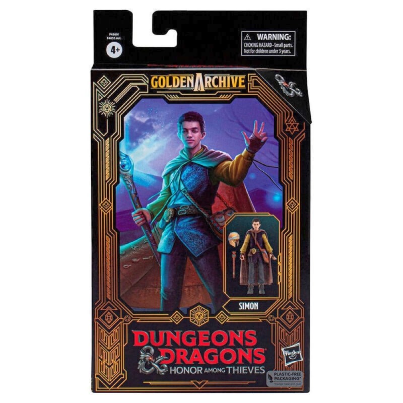 Hasbro Fans - Dungeons &amp; Dragons Honor Among Thieves: Golden Archive Action Figure - Simon (F4869)