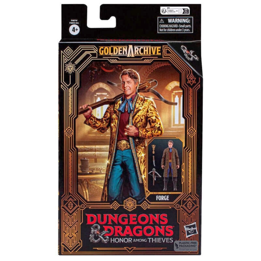 Hasbro Fans - Dungeons &amp; Dragons Honor Among Thieves: Golden Archive Action Figure - Forge (F4874)