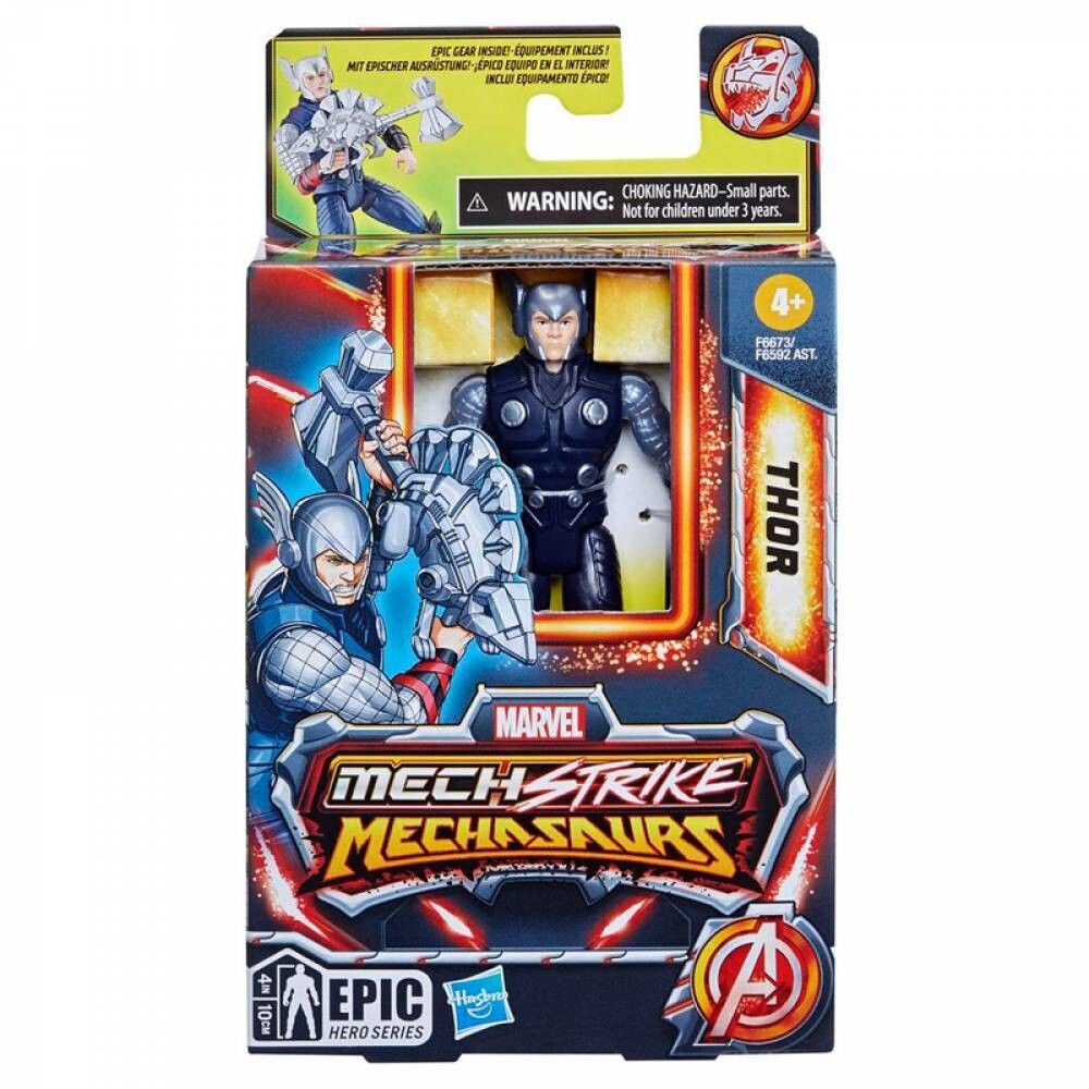 Hasbro Marvel Mech Strike: Mechasaurus - Thor (6") Action Figure (F6673)