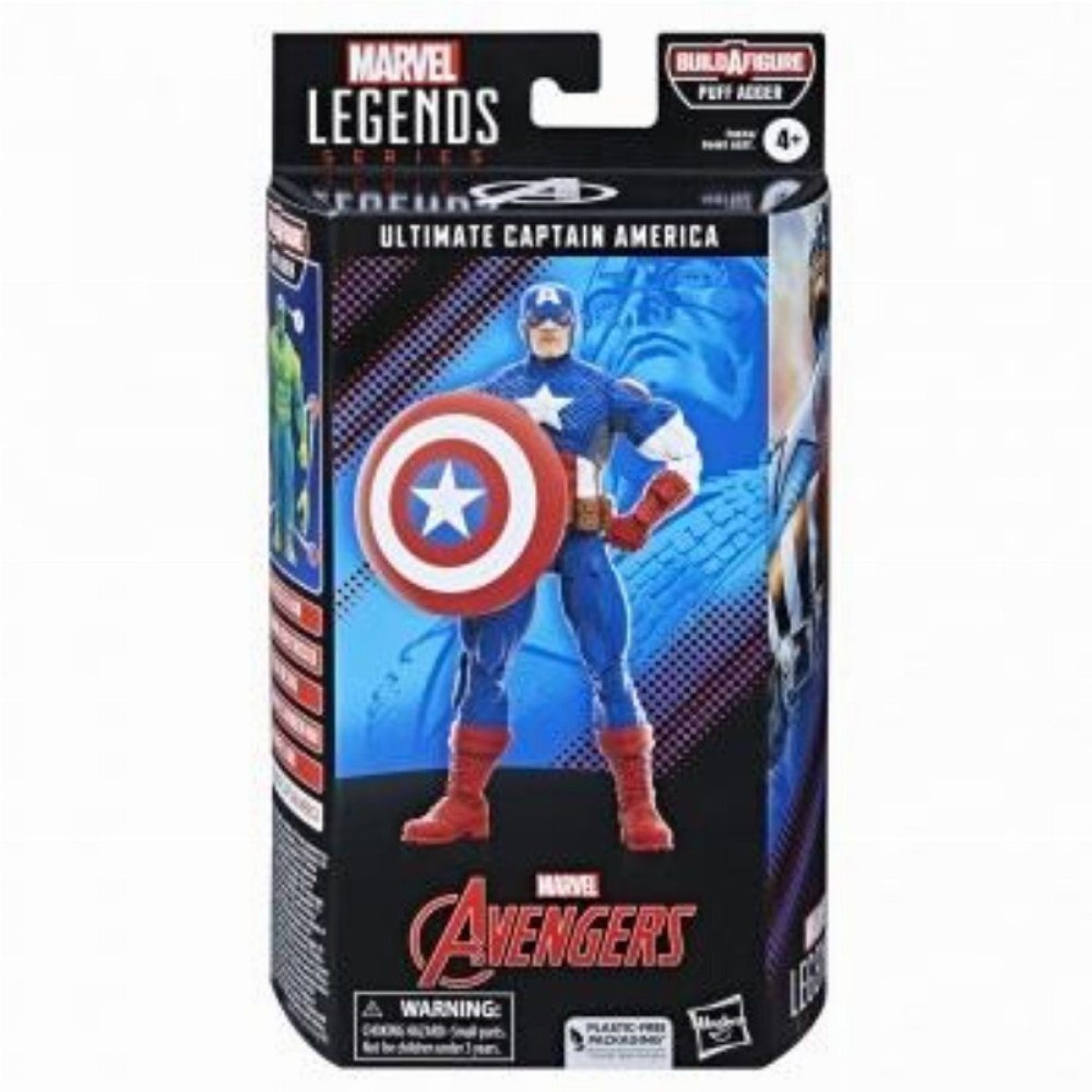 Hasbro Fans - Marvel Legends: Ultimate Captain America Action Figure (15cm) (Build-A-Figure Puff Adder) (F6616)