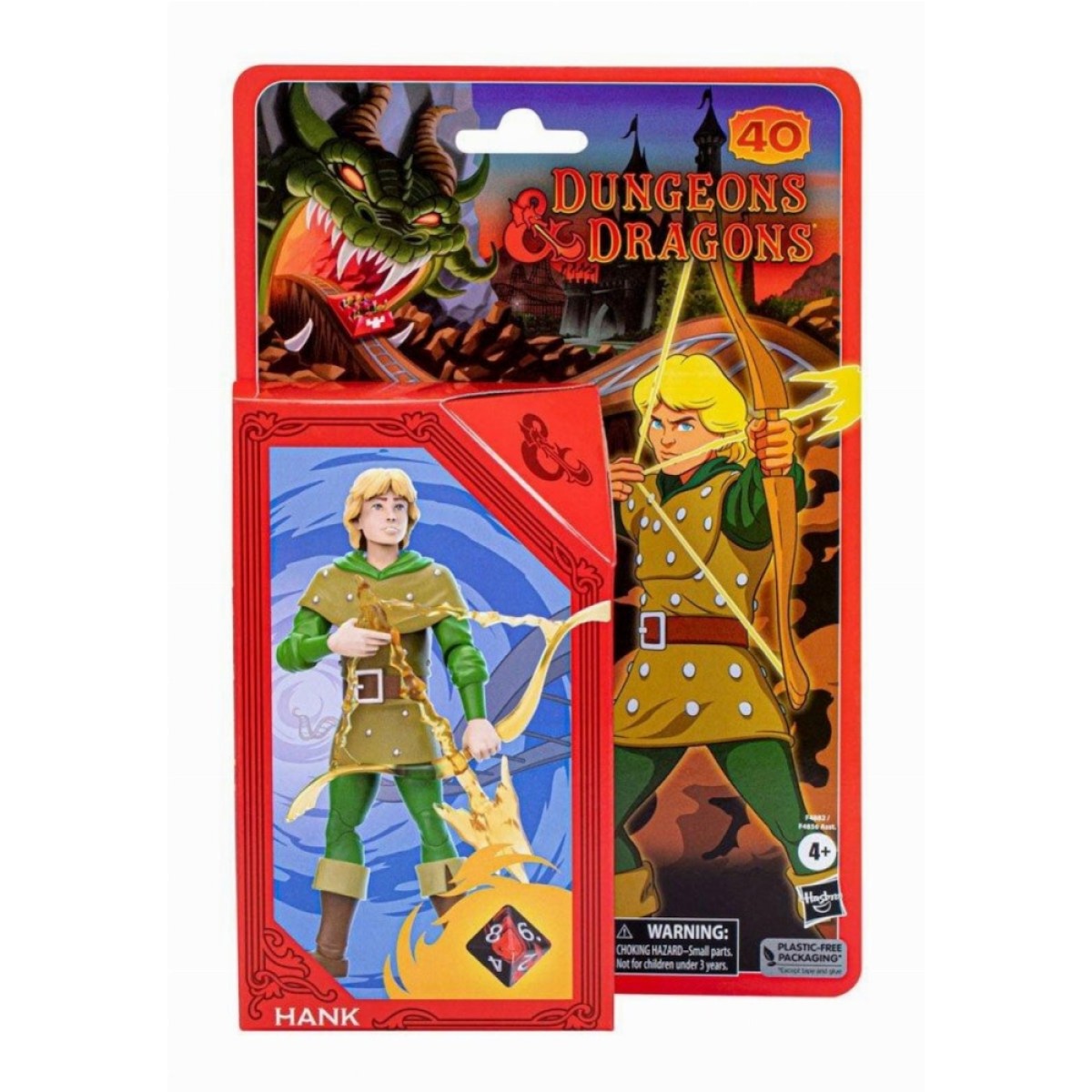 Hasbro Fans - Dungeons  Dragons Retro Collection: Hank Action Figure (15cm) (Excl.) (F4882)