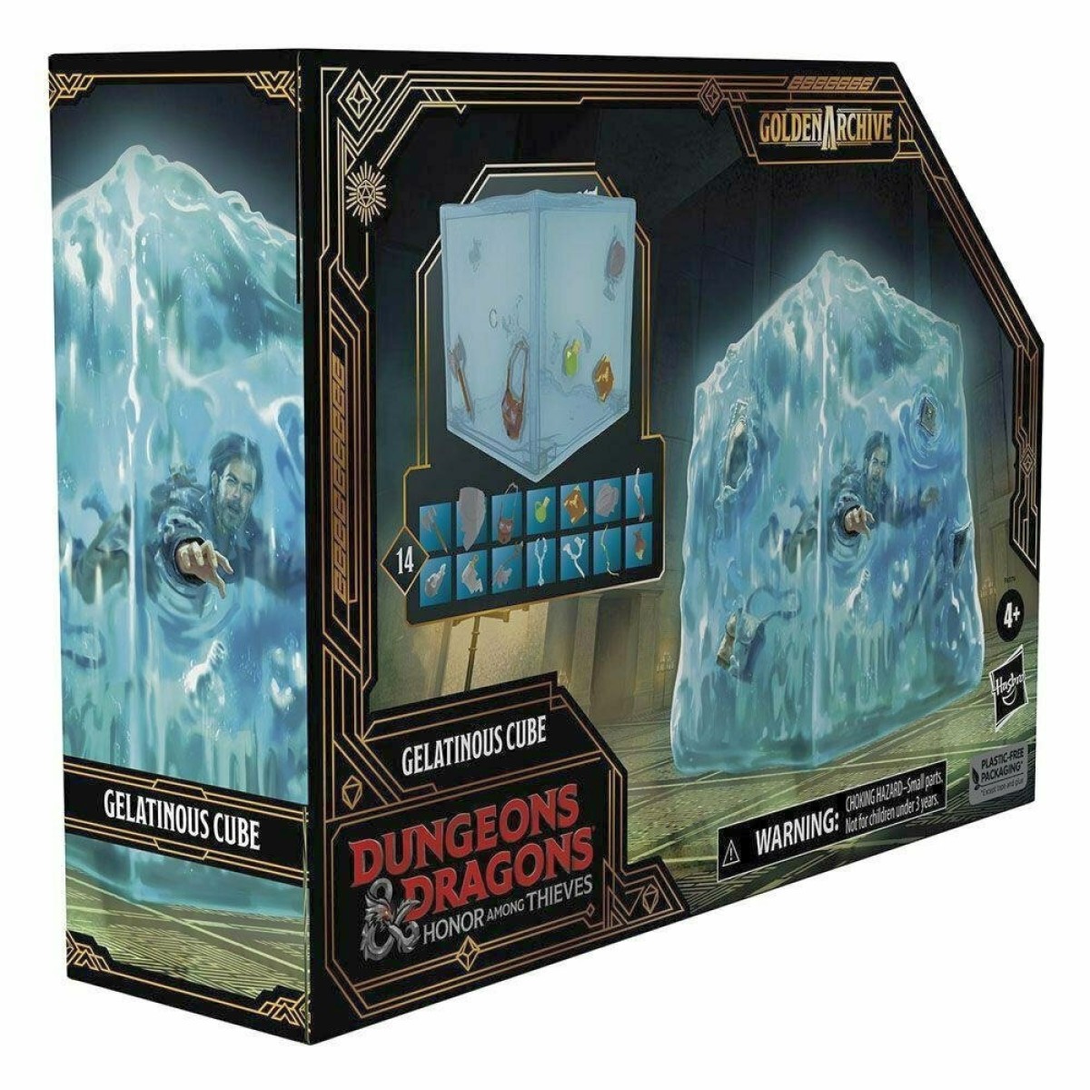 Hasbro Fans - Dungeons  Dragons Honor Among Thieves: Golden Archive - Gelatinous Cube Figure (20cm) (F6370)