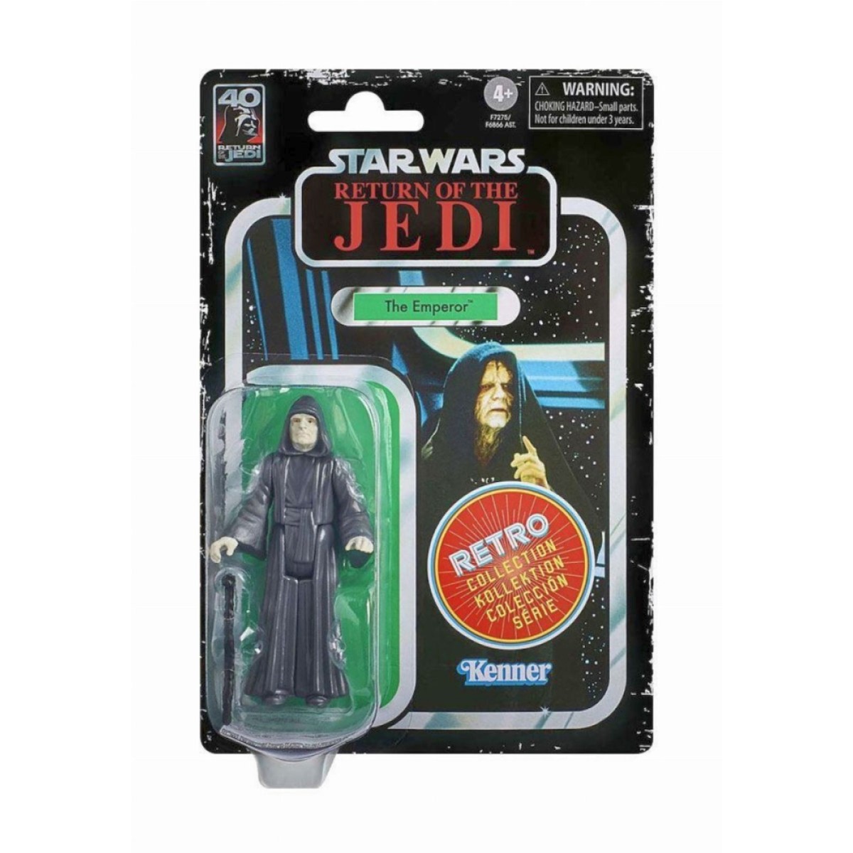 Hasbro Fans - Disney Star Wars: Return of the Jedi Retro Collection - The Emperor Action Figure (10cm) (F7275)