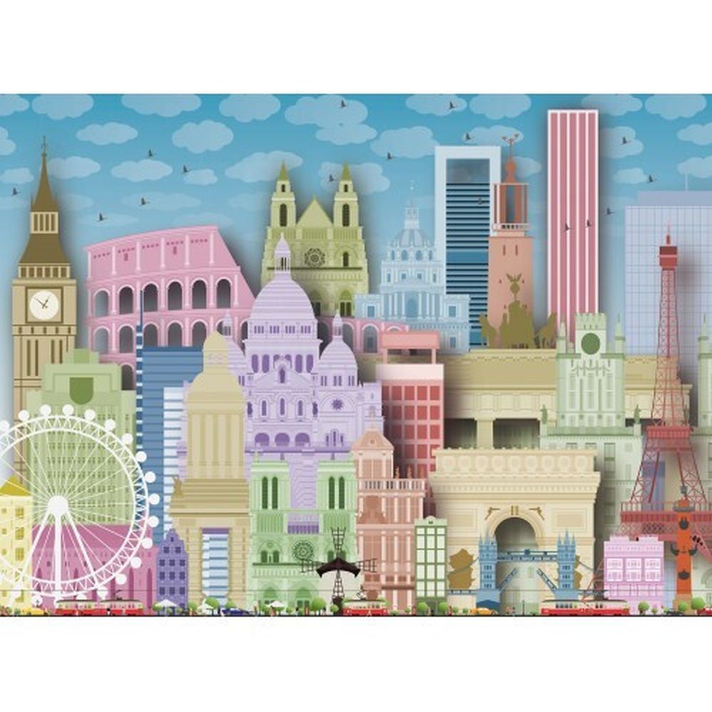 Ravensburger Puzzle: European Cities XXL (300pcs) (13355)