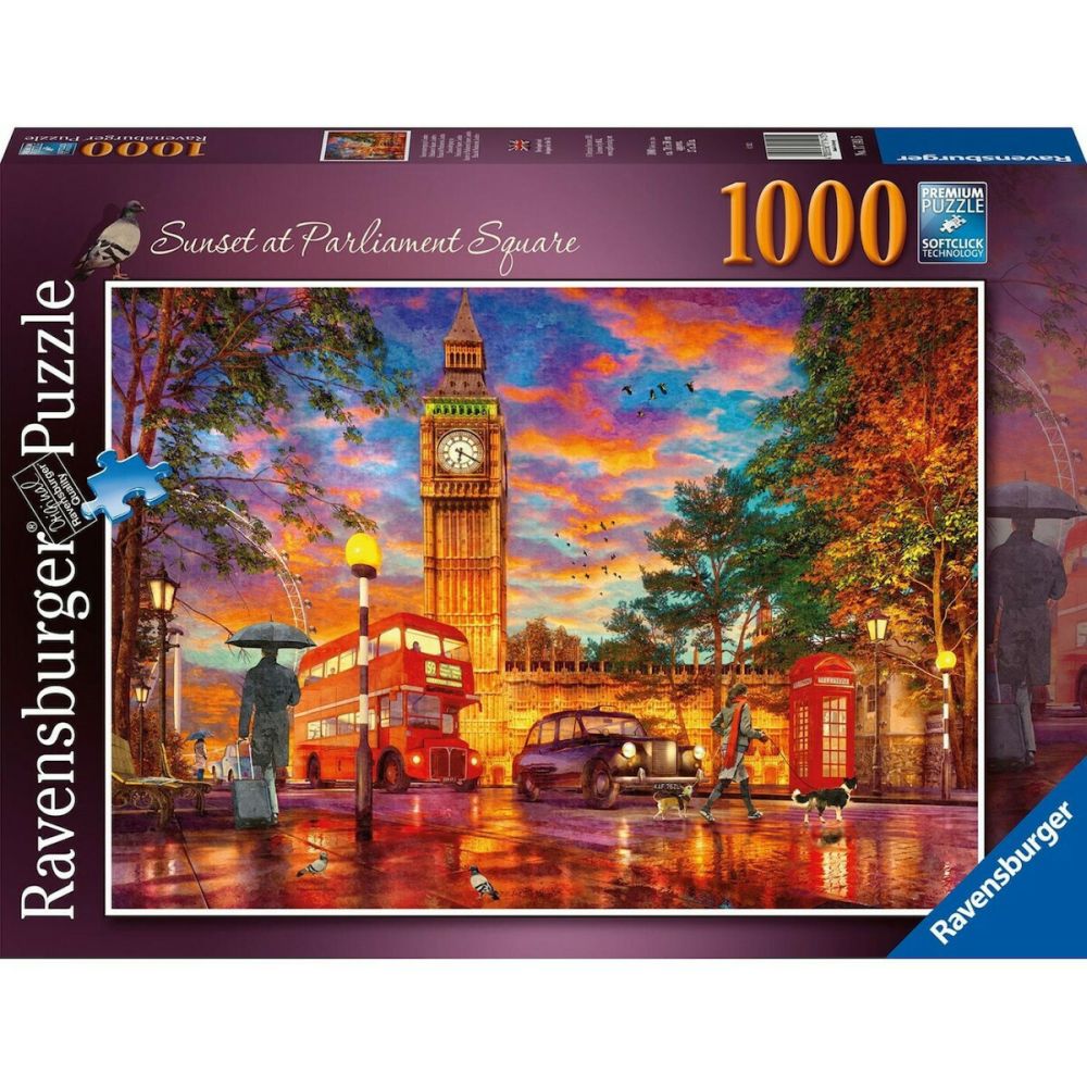 Ravensburger Puzzle: Sunset at Parliament Square, London (1000pcs) (17141)