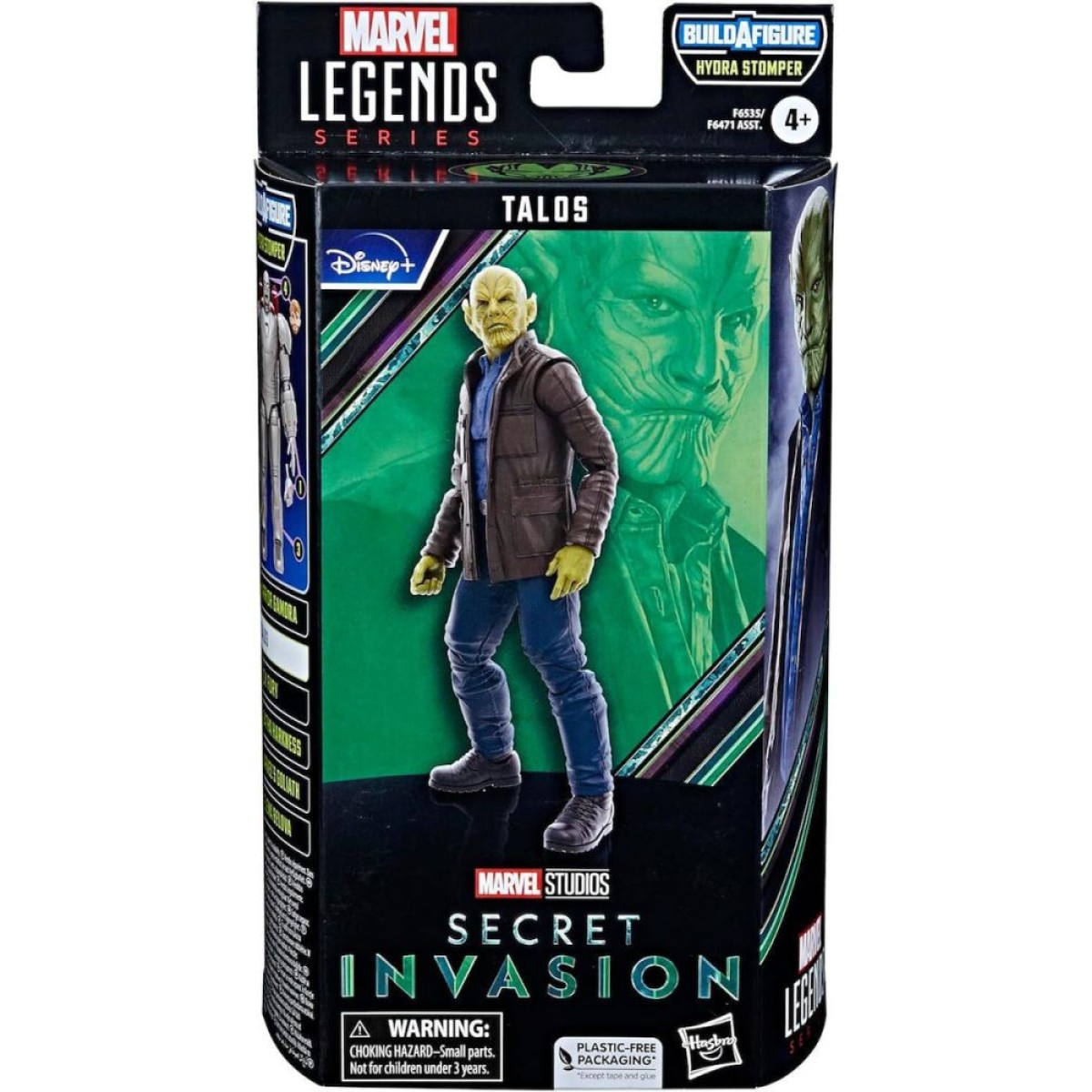 Hasbro Disney Marvel Legends Series: Build a Figure Hydra Stomper - Secret Invasion Talos Action Figure (15cm) (F6535)