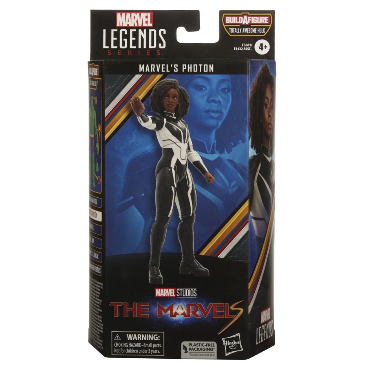 Hasbro Marvel Legends Series Build a Figure Totally Awesome Hulk: The Marvels - Marvels Photon Action Figure (15cm) (Excl.) (F3681)