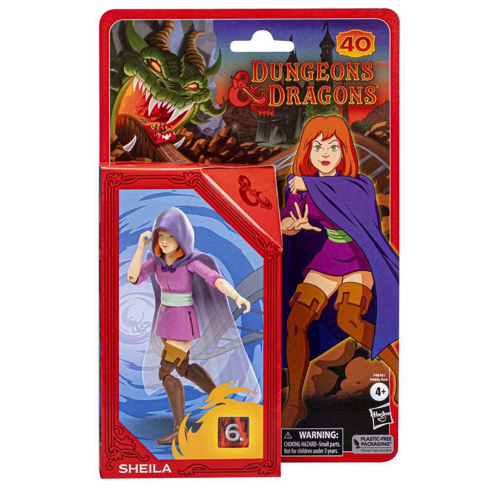 Hasbro Fans Cartoon Classics: Dungeons &amp; Dragons - Sheila Action Figure (15cm) (Excl.) (F4878)