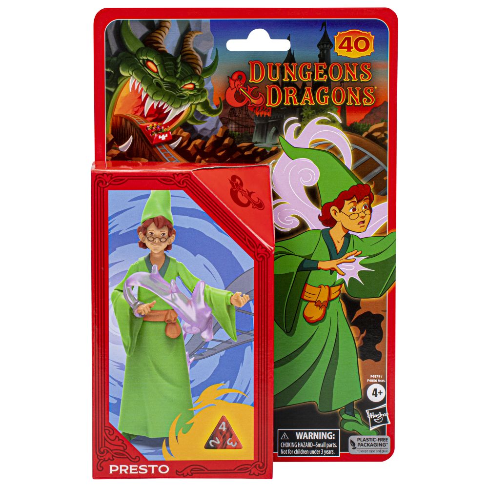 Hasbro Fans Cartoon Classics: Dungeons &amp; Dragons - Presto Action Figure (15cm) (Excl.) (F4879)