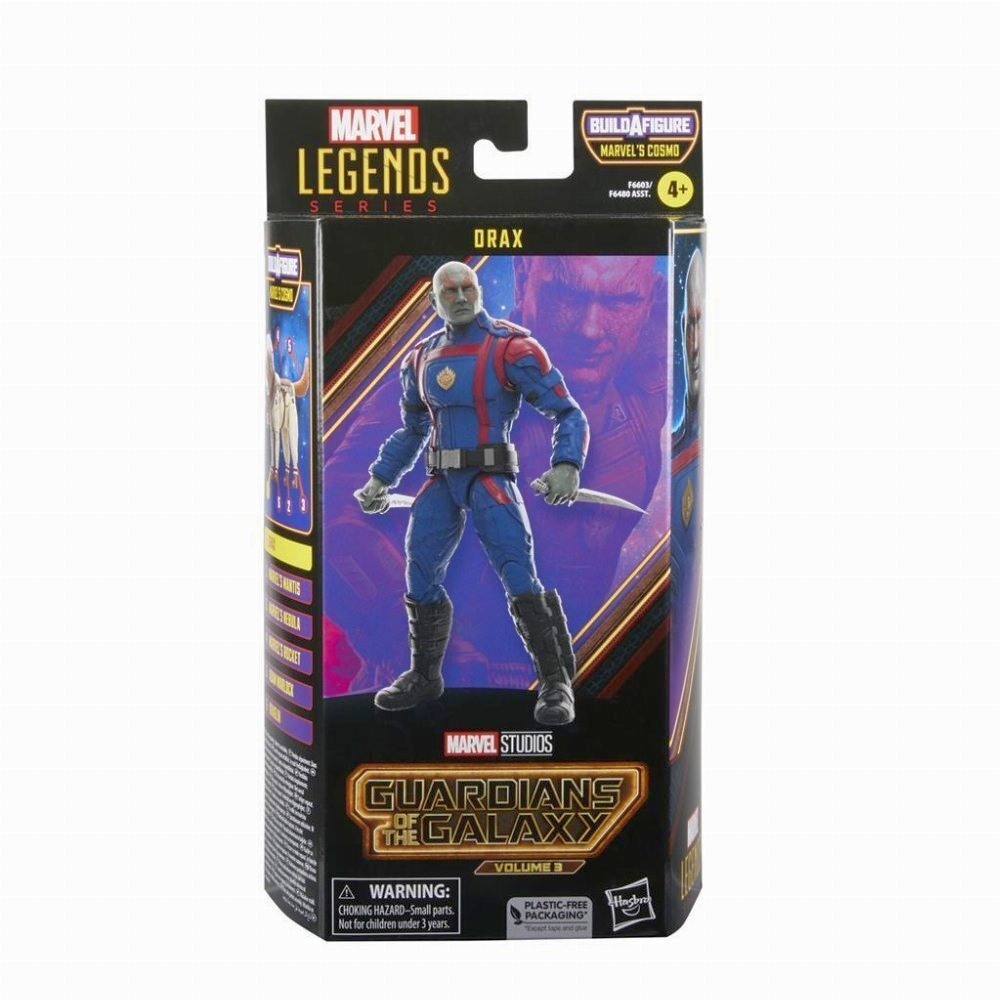 Hasbro Fans Marvel Legends Series: Guardians of the Galaxy Volume 3 - Drax Action Figure (Build-A-Figure) (15cm) (F6603)