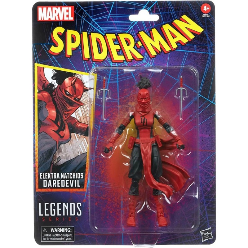 Hasbro Fans Marvel Legends Series: Spider-Man - Elektra Natchios Daredevil Action Figure (15cm) (Excl.) (F6572)