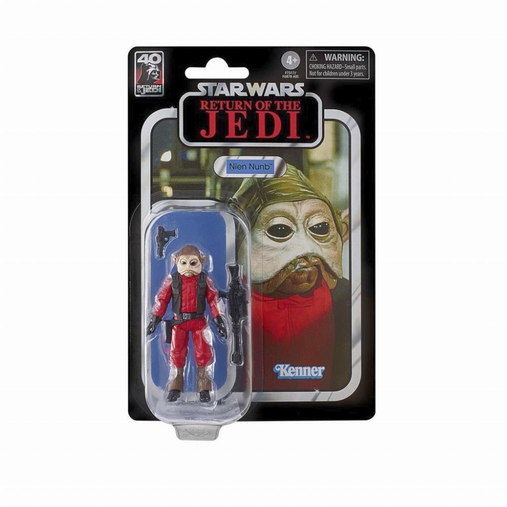 Hasbro Fans Vintage Collection: Disney Star Wars 40th Return of the Jedi - Nien Nunb Action Figure (F7317)