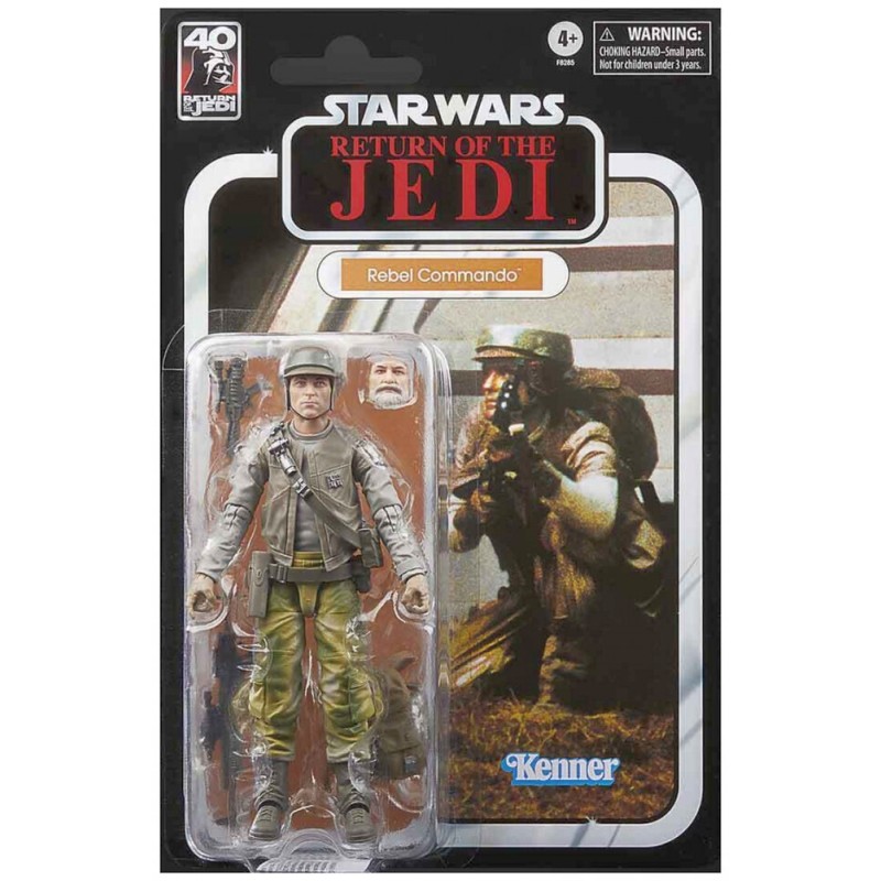 Hasbro Fans Disney Star Wars: The Black Series Deluxe Return of the Jedi - Rebel Commando Action Figure (15cm) (F8285)