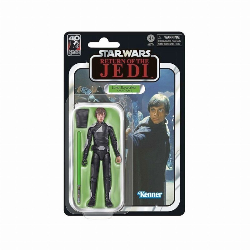 Hasbro Fans Disney Star Wars 40th Return of the Jedi: The Black Series: Luke Skywalker (Jedi Knight) Action Figure (15cm) (F7080)