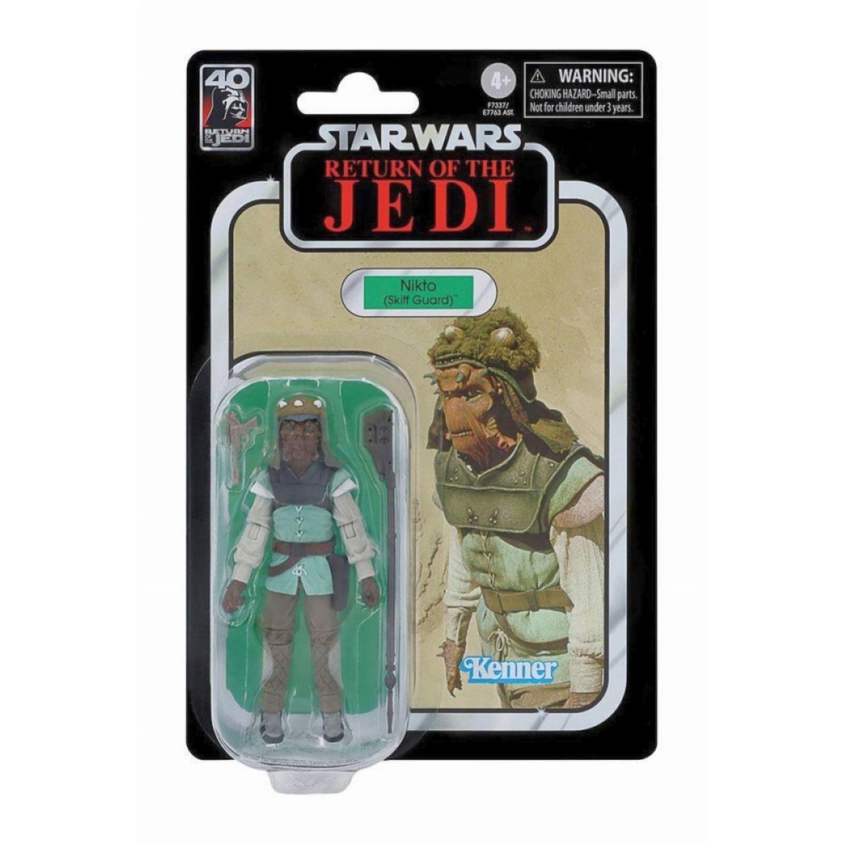 Hasbro Fans Vintage Collection: Disney Star Wars Return of the Jedi - Nikto (Skiff Guard) Action Figure (10cm) (F7337)