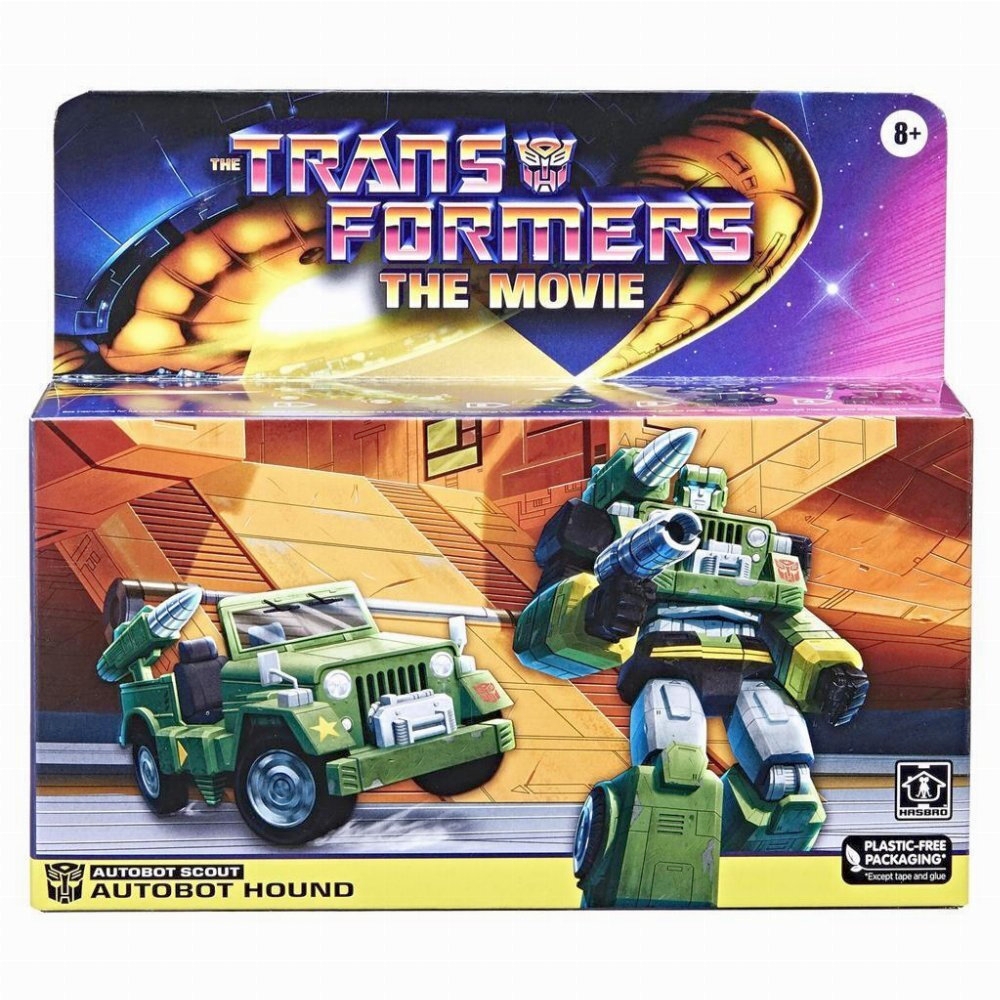 Hasbro Fans Transformers: The Movie Retro - Autobot Scout / Autobot Hound Action Figure (14cm) (F6944)