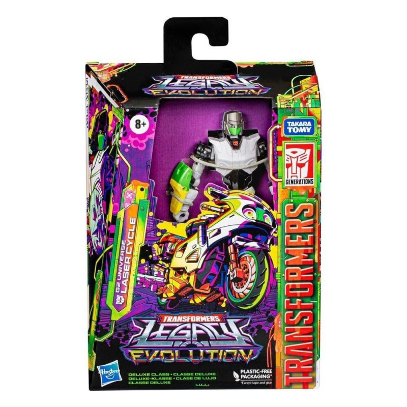 Hasbro Fans Transformers: Legacy Evolution - G2 Universe Laser Cycle Deluxe Class Action Figure (14cm) (Excl.) (F7512)