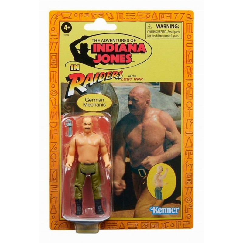 Hasbro Fans The Adventures of Indiana Jones: In Raiders of the Lost Ark - German Mechanic Action Figure (10cm) (Excl.) (F6079)