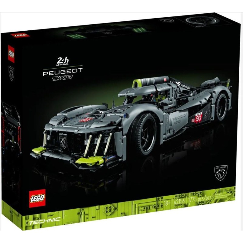 LEGO® Technic: Peugeot 9X8 24H Le Mans Hybrid Hypercar (42156)