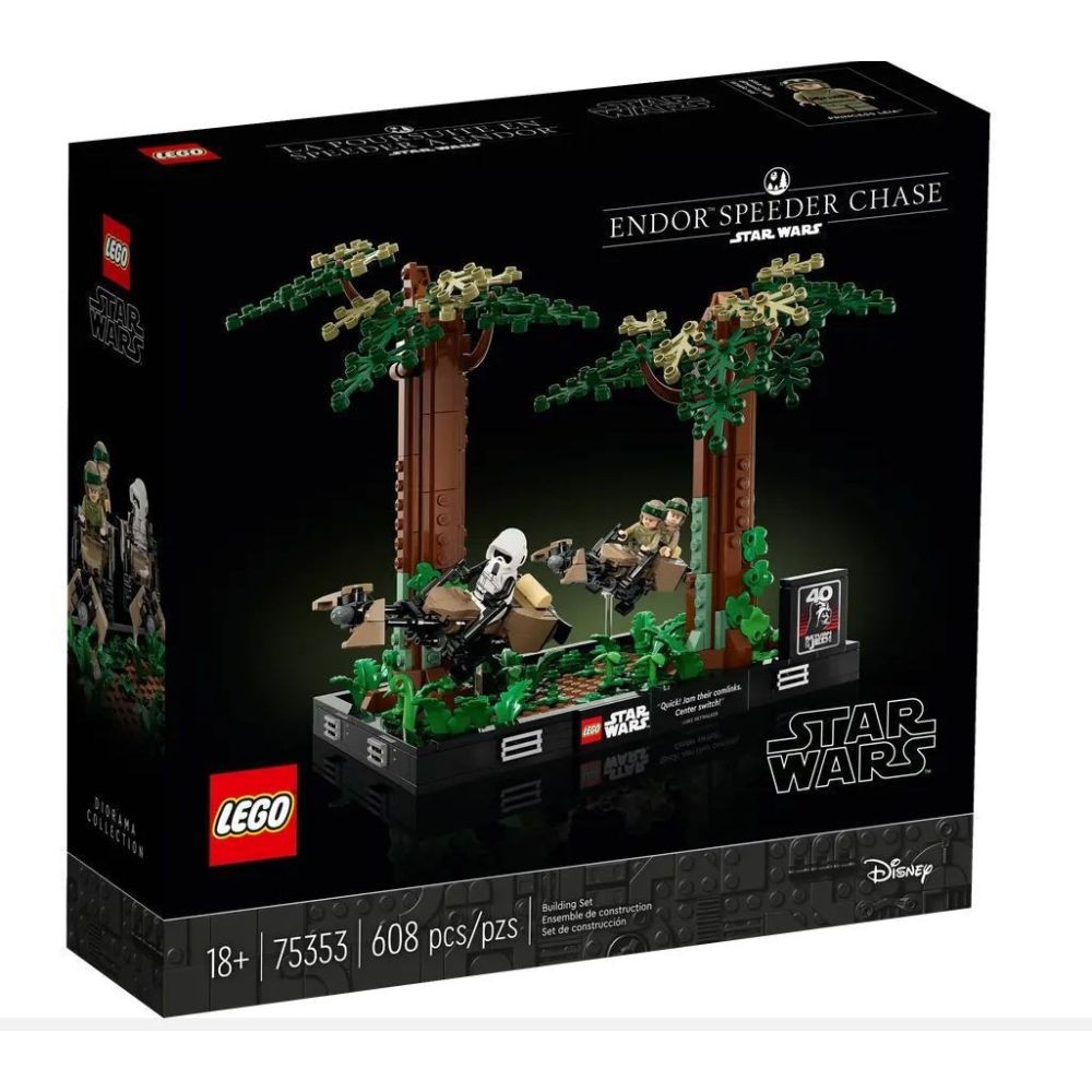 LEGO® Disney Star Wars™: Endor™ Speeder Chase Diorama (75353)