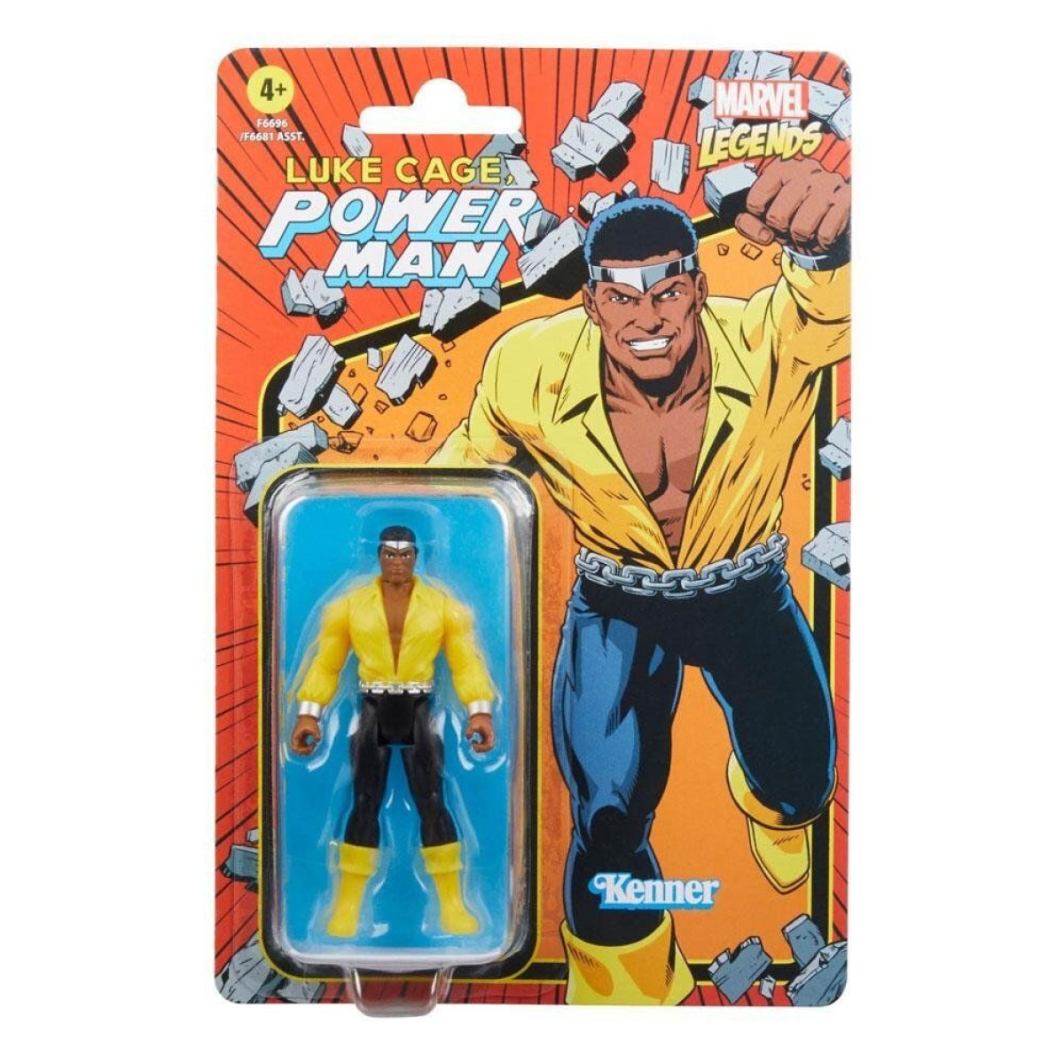 Hasbro Fans Marvel Legends: Luke Cage Power Man Action Figure (F6696)