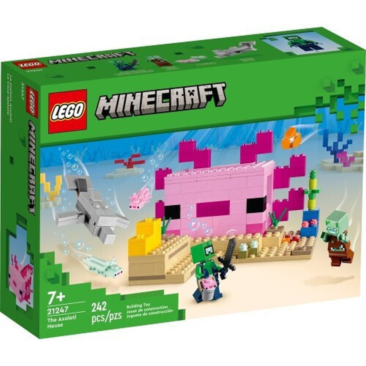 LEGO® Minecraft®: The Axolotl House (21247)