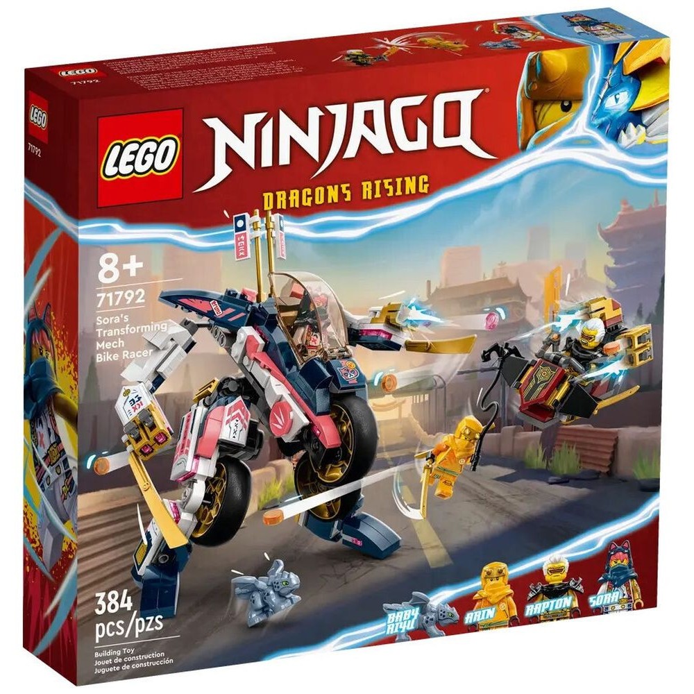 LEGO® NINJAGO®: Sora’s Transforming Mech Bike Racer (71792)