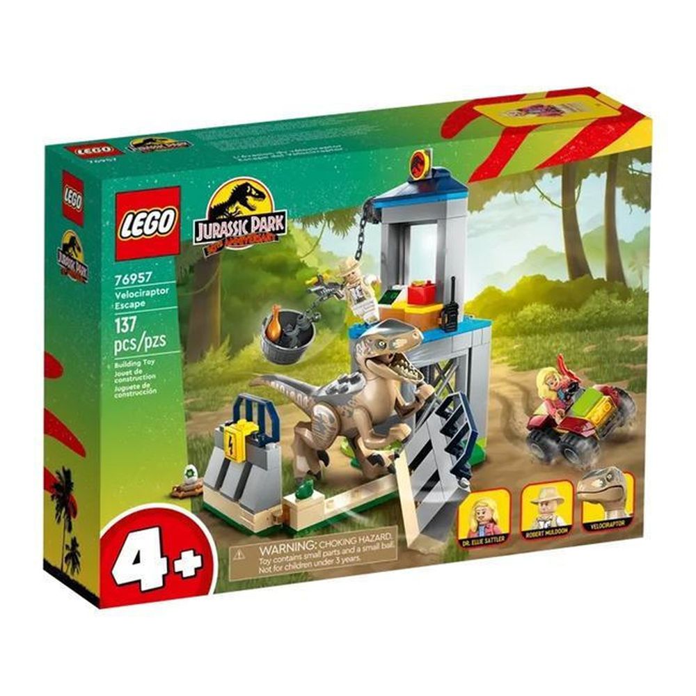 LEGO® Jurassic World: Jurassic Park Velociraptor Escape (76957)