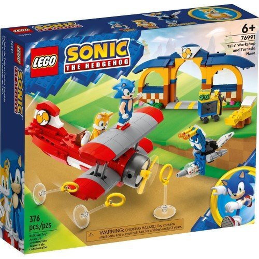 LEGO® Sonic the Hedgehog™: Tails’ Workshop and Tornado Plane (76991)